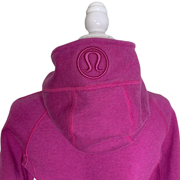 Lululemon Scuba Hoodie II Heathered Ultra Violet Purple Size 6 - Picture 6 of 16